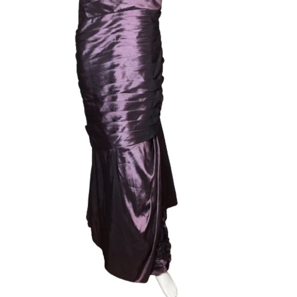 Jade Couture Plus Size 14 Purple Strapless Gown - Picture 8 of 8